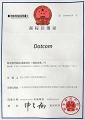 Dotcom Trademark Certificate