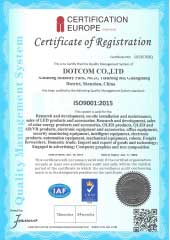 DOTCOM ISO Certification
