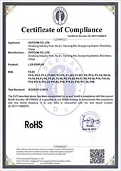 DOTCOM RoHS Certification