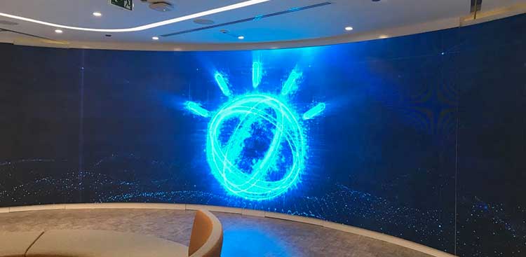 Indoor P3 LED Display Screen for IBM in Dubai, UAE