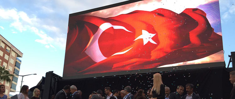 Outdoor P4.81 Moving LED Display Screen In Turkey