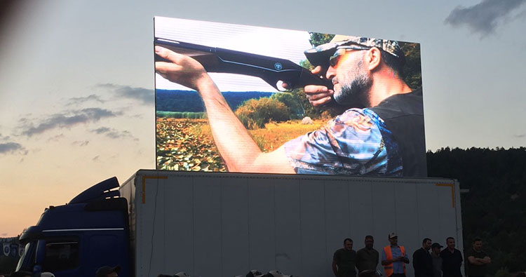 Outdoor P4.81 Moving LED Display Screen In Turkey