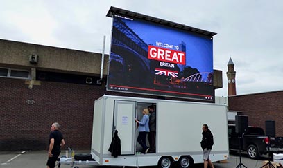 P5 moving truck led screen